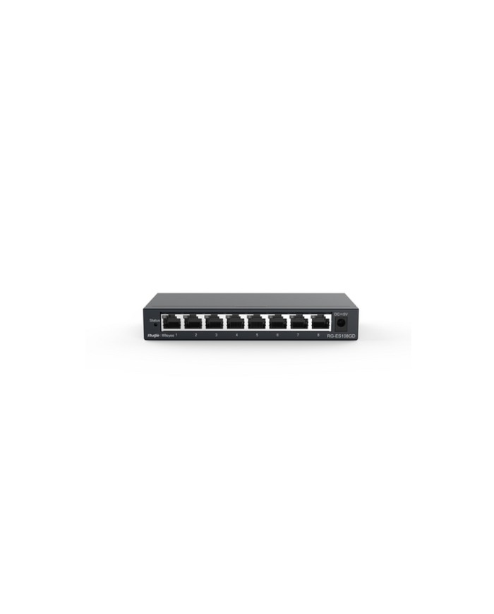 Switch Ruijie RG-ES108GD, 8 Porte Gigabit Unmanaged