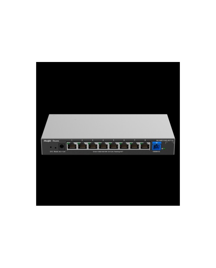 Switch Reyee E-Lighten RG-NBF2100S-8GT1SC L2, 8 Porte Gigabit