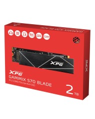 ADATA SSD GAMING INTERNO S70 BLADE PCIe Gen4x4 M.2 2280 2TB