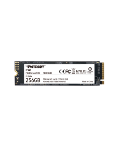 PATRIOT SSD INTERNO P300 256GB M.2 PCIE R/W 1700/1100 GEN 3X4