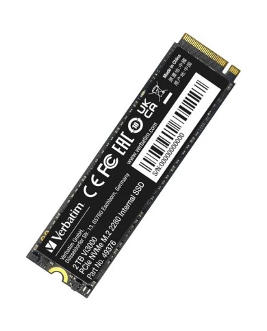 VERBATIM SSD INTERNO VI3000 2TB M.2 PCI-E R/W 3300/3300 GEN 3X4