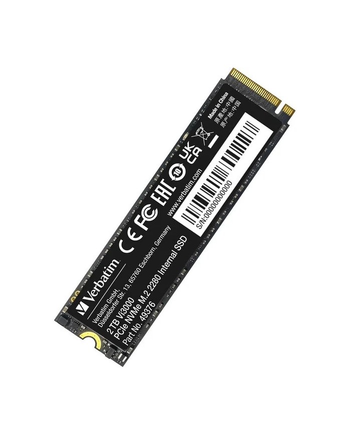 VERBATIM SSD INTERNO VI3000 2TB M.2 PCI-E R/W 3300/3300 GEN 3X4