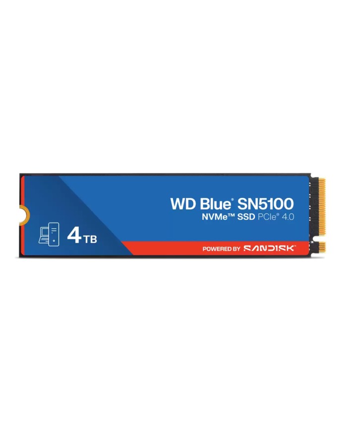 WESTERN DIGITAL SSD BLUE 4TB SN5100 PCIE 1000GB M2