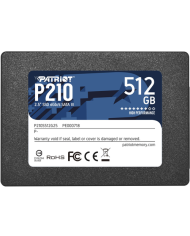 PATRIOT SSD INTERNO P210 512GB 2,5 SATA 6GB/S R/W 530/430