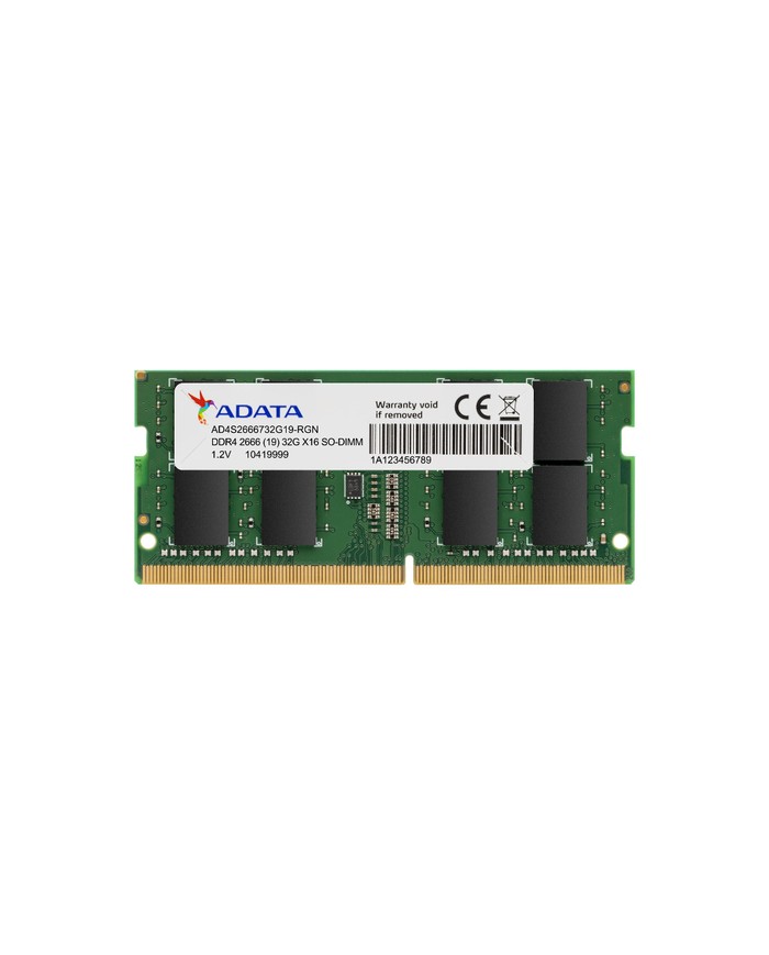 ADATA RAM SO-DIMM 8GB DDR4 2666MHZ 1.2V