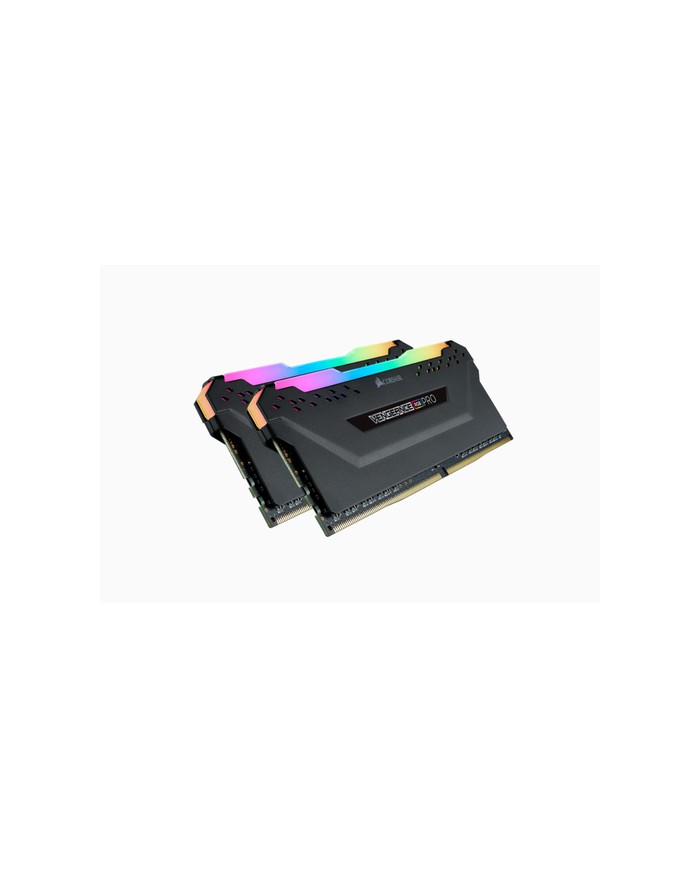 CORSAIR RAM VENGEANCE RGB PRO 32GB 2X16GB DDR4 3200 PC4-25600 C16 1.35V DESKTOP MEMORY - BLACK