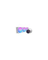COOLER MASTER DISSIPATORE A LIQUIDO ATMOS II, 2X120MM ARGB, KIT SCHERMO PIXEL INCL, BIANCO