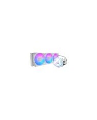 COOLER MASTER DISSIPATORE A LIQUIDO ATMOS II, 3X120MM ARGB, KIT LCD INC, BIANCO