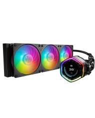 COOLER MASTER DISSIPATORE A LIQUIDO 3 VENTOLE MOBIUS 120 ARGB SCHERMO LCD PERS DA 2.1 POLLICI