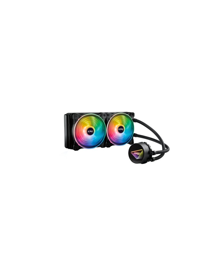 ADATA XPG DISSIPATORE CPU ACQUA LEVANTE X 240 ARGB BLACK RGB MIRROR PUMP HEAD